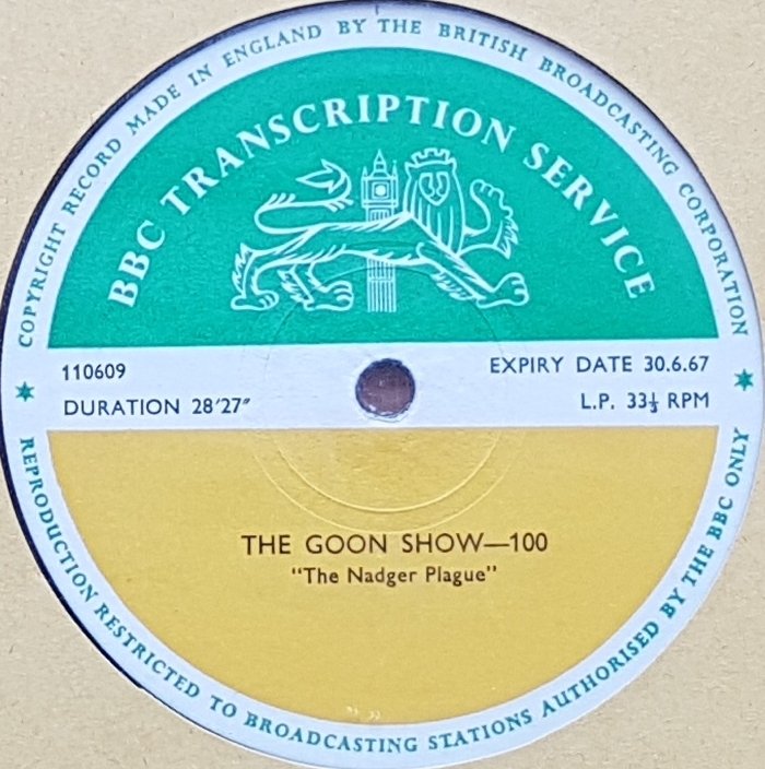 110608 The Goon show - 99 & 100 Spike Milligan / Larry Stevens from the BBC records and Tapes library Label